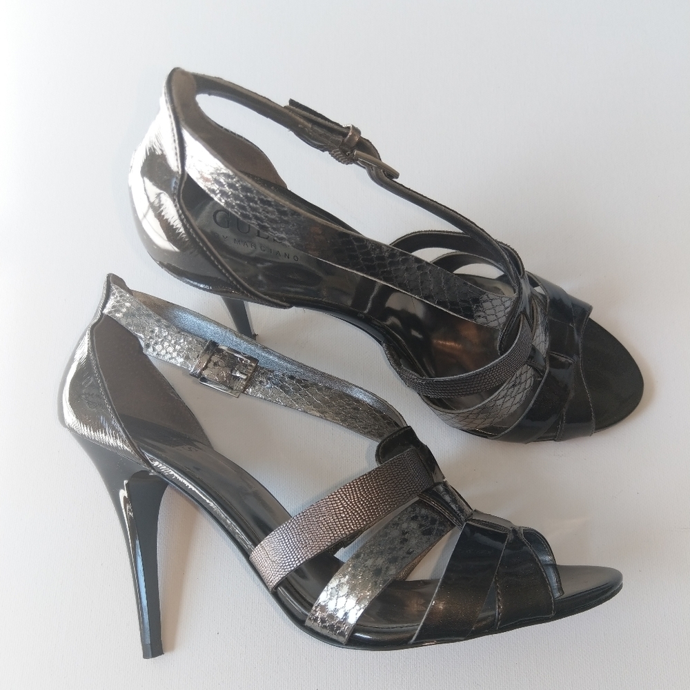 Guess by Marciano Peep Toe Heels, Size 8, 4" Heel
